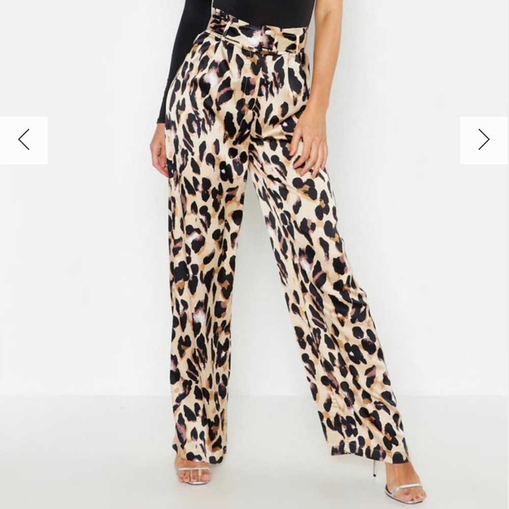 Leopard Print Trousers